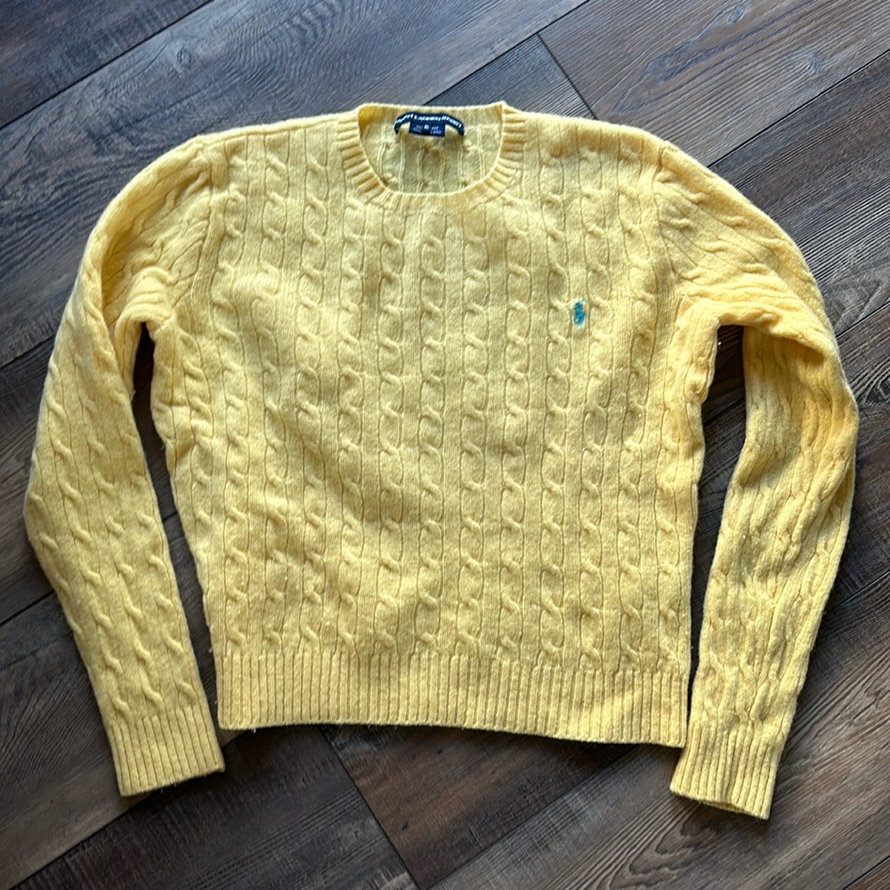 Polo corded sweater